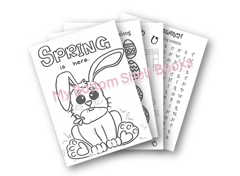 DIGITAL CONTENT- 2025 Spring Coloring & Activity Book-32 Pages *PRINTING REQ'D*