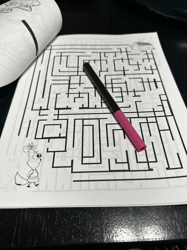 DIGITAL CONTENT- 2025 Big Bad Coloring & Activity Book 30+ Pages PRINTING REQ'D gallery