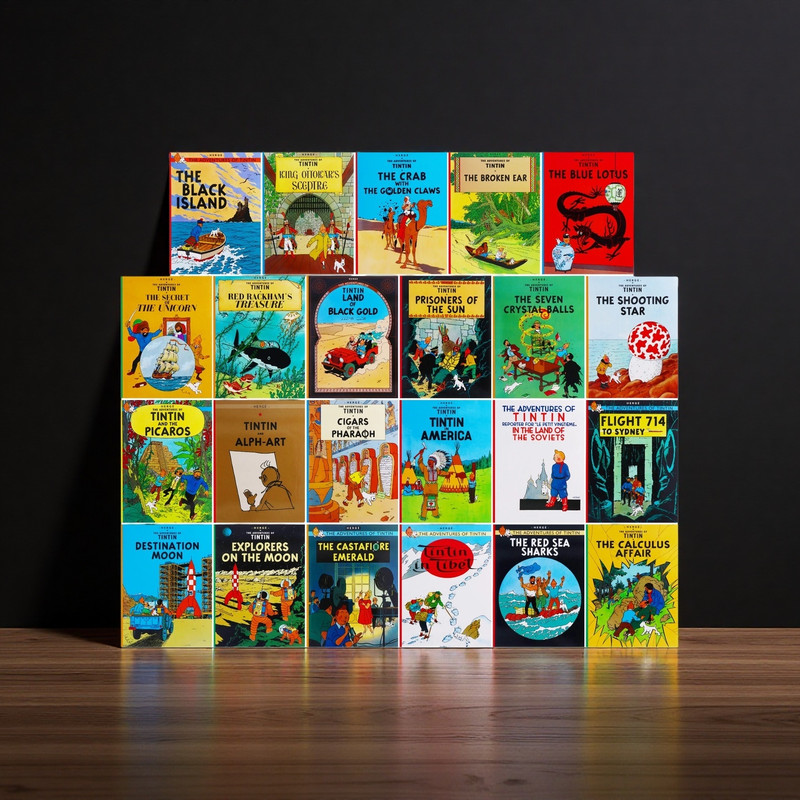 The Adventures of Tintin – 23-Book Complete Collection Box Set, Full Edition gallery