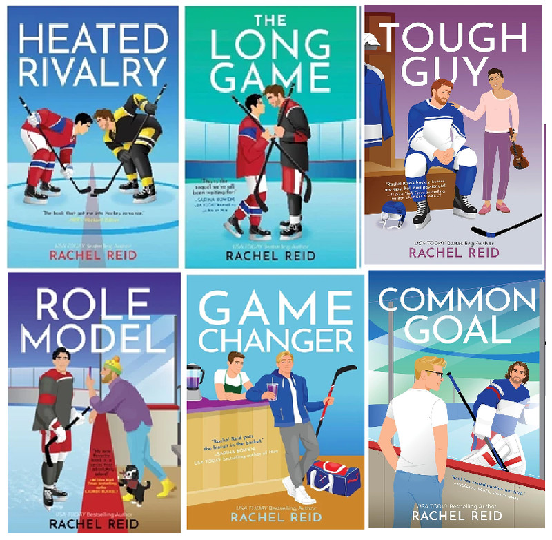 Rachel Reid 6 book set: heated rivaly + long game + role model + Game changerPB gallery
